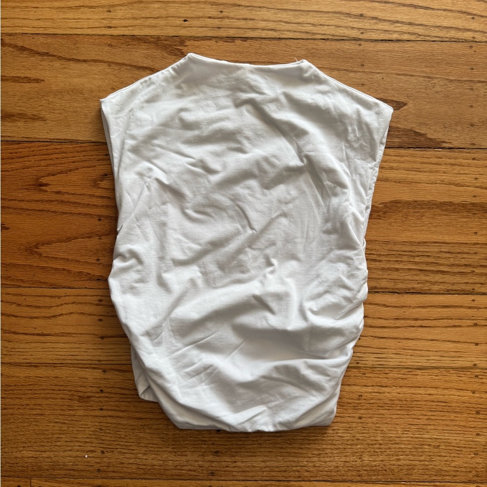 Abercrombie & Fitch White Modal-Blend Top